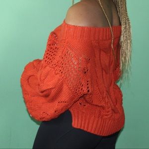 Off the Shoulder Sweater
